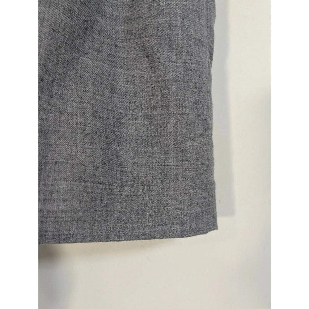J. Crew Gray Pull On Stretch Waist Wool Blend Sidewalk Skirt - Size 10 Womens